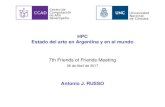 HPC Estado del arte en Argentina y en el mundo · Contenido de la presentación 1.Qué es el HPC 2. El HPC en el mundo 3.Los clusters computacionales en Argentina 4.Conclusiones 6/18.