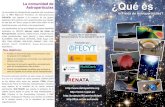 APP Folleto FINAL - UMwebs.um.es/bussons/folletoSemanaAPP.pdf · ¿Qué es la Física de Astropartículas? La comunidad de Astropartículas La comunidad de Astropartículas española