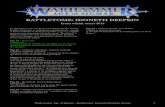BATTLETOME: IDONETH DEEPKIN - Warhammer Community · Cambia el nombre del arma por “Lanzadores de arpones.” Cambia su atributo Attacks a 6. Pág. 95 – Namarti Thralls, Icon