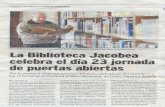 Biblioteca Jacobea | Asociación Amigos del Camino de Santiago … · 2017-08-30 · VIERNES 17 DE ABRIL DE 2015 Diario Palentino Las instalaciones, ubicadas en el Monasterio de San