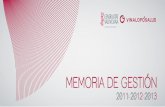 MEMORIA DE GESTIÓN - gva.espublicaciones.san.gva.es/.../MemoriaVinalopo.pdf · MEMORIA DE GESTIÓN 2011 2012 2013. 01 Índice Memoria: 2011.2012.2013 01 02 Un modelo de salud 02