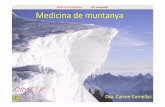 MEDICINA DE MUNTANYA [Modo de compatibilidad] · Medicina de muntanya 2x2 Santpedor Defensa de l’organisme contra la hipòxia Es desencadenen mecanismes d’adaptació 1. Augment