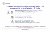La cooperación SIRGAS: su aporte a las Geociencias y a la ... · distribuye (por Internet) mapas ionosféricos horarios que se utilizan para estudios científicos, de radiocomunicaciones,