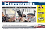 Hemendik HEMENDIK HAMABOSKARIA€¦ · plan estratégico de comercio y hos-telería, 15.000 para desarrollar acti-vidades culturales, 15.000 para reordenar el camino de entrada a