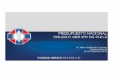 PRESUPUESTO NACIONAL COLEGIO MEDICO DE CHILE · 2020-01-14 · PRESUPUESTO NACIONAL COLEGIO MEDICO DE CHILE Dr. Jaime Sepúlveda Cisternas Tesorero General 16 de noviembre 2018. COLEGIO