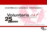 ASSEMBLEA GENERAL ORDINARIA - Voluntaris.catvoluntaris.cat/wp-content/uploads/actuacions_2014.pdf · 2015-06-10 · ASSEMBLEA GENERAL ORDINARIA Barcelona, 26 de maig de 2015. ACTUACIONS