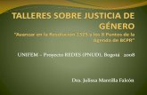 UNIFEM Proyecto REDES (PNUD), Bogotá 2008 Dra. Julissa ... · Deberes del Hombre 1948 (DADH) Preámbulo: “Todoslos hombres nacen libres e iguales en dignidad y derechos y, dotados
