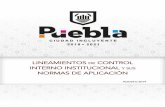 LINEAMIENTOS DE CONTROL - Pueblagobiernoabierto.pueblacapital.gob.mx/transparencia... · vi. comitÉ de desarrollo y control interno institucional 13 vi.i de la estructuray funcionamiento