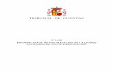 TRIBUNAL DE CUENTAS - Congreso · 2016-04-15 · Balance de Acuicultura de Ceuta, S.A., ... Cuadro 54. Gastos de personal de las Fundaciones y del Consorcio UNED .....89 Cuadro 55.