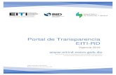 Portal de Transparencia EITI-RD · Yacimientos e Indicios Mineros y Recursos Energéticos del país evidencia la existencia de recursos metálicos, energéticos, rocas y minerales