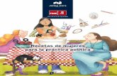 libro igualdad segunda maqueta - Nodo50 · 2007-11-05 · Recetas de mujeres para la práctica política Secretaría de igualdad libro igualdad_segunda maqueta.qxp 03/07/2007 10:47
