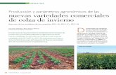 la disminución en el número de plantas de colza de invierno · 2020-05-25 · Localización de los ensayos de variedades de colza de invierno realizados en la red Genvce las campañas