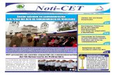 Noti-CET · “Noti-CET” / Quincenario Institucional - Edición 104 - Julio 2018 2 Aprende a hacer tu trabajo y hazlo bien. Tu trabajo podría ser de poca importancia y tedioso,