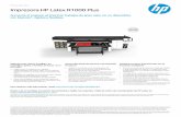 Impresora HP Latex R1000 Plus · de impresión de HP y pantallas (x 2); Kit de mantenimiento de impresora; Documentos de presentación y garantía. Condiciones ambientales Temperatura