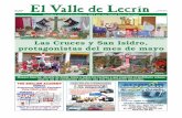 PADUL COZVÍJAR Las Cruces y San Isidro, protagonistas del ...elvalledelecrin.com/hemeroteca/El_Valle_de_Lecrin... · Nº 223 4ª Época JUNIO 2013 Precio: 1,20 euros Tirada: 2000