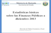 Estadísticas básicas sobre las Finanzas Públicas a ......Finanzas Públicas del FMI 5 I. Situación Financiera (Balance Fiscal) SPNF Situación Financiera del Sector Público No