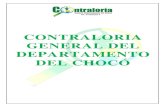 CONTRALORIA GENERAL DEL DEPARTAMENTO DEL CHOCÓcontraloria-choco.gov.co/wp-content/uploads/2018/0... · OCAD entre otras. Además, algunas cuentas del año 2015 se vieron aumentadas.
