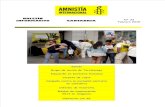Grupos Locales y Universitarios: Amnistía Internacional EspañaINTERNACIONAL Febrero 2015 Saludo Grupo de acción de Torrelavega Educación en Derechos Humanos Carpeta de casos Campaña