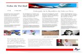 Cuba de Verdad - WordPress.com · Excanciller peruano saluda calor regional a relación Cuba-EEUU Prensa panameña refleja relaciones Cuba-EE.UU. Titulares, análisis y comentarios