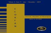 R Journal- Republic of Nicaragua - ECORFANecorfan.org/republicofnicaragua/journal/vol5num9... · Journal- Republic of Nicaragua Volume 5, Issue 9 – July – December - 2019 E C