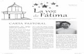 Año XXIII Nº 271 Diciembre 2014 La voz de Fátima voz Dic 2014.pdf · 2014-12-11 · La voz de Fátima Boletín de la Parroquia Nuestra Señora de Fátima - Av. Libertador 13.900