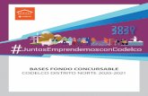 BASES FONDO CONCURSABLE EMPRENDIMIENTO · 4.2. Proyectos de Capital Humano: • Emprendimiento y/o fomento productivo: Proyectos que apuntan al desarrollo de modelos de negocios comunitarios