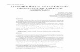 LA PREHISTORIA DEL ESTE DE URUGUAY: CAMBIO CULTURAL Y … · 2020-02-01 · LA PREHISTORIA DEL ESTE DE URUGUAY: CAMBIO CULTURAL Y ASPECTOS AMBIENTALES AnMurcia, 19-20,2003-2004 13