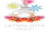 La Peña 2014 - Ayuntamiento de Betancuria€¦ · Por eso Dios ha querido que el Santuario de la Vega de Rio Palma, se convierta en el hogar de todos los peregrinos, donde no falta