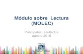 Módulo sobre Lectura (MOLEC) - INEGI · 2018-11-22 · actividad físico-deportiva y actualmente en materia del comportamiento lector en México. Por tercera ocasión en este año