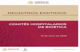 REGISTROS EMITIDOS - gob.mx...2013 San Luis Potosí 2013-2016 67 Hospital General de Zona con Medicina Familiar No. 5 2013 Sonora 2013-2016 68 !líni ¬a de Medi ¬ina Familiar “Dr.