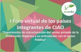 Presentación de PowerPoint - CIAOrganicociaorganico.net/documypublic/476_2._Ecovalia_-_A._Vecina.pdf · Un 530/0 de subida con respecto a 2017. De cara a 2020, se prevé que ESPANA