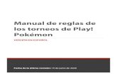 5.4 Eventos de formato Construido 31 · 2020-07-29 · Variante 3: videojuegos y JCC Pokémon de dos días Jugadores por categoría de edad Rondas suizas (Día uno) Rondas suizas