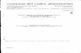comisión codex alimentarius · 1) Petición de observaciones sobre el Provecto Revisado de Norma para los Filetes de Pescado Congelados Rápidamente, en el Trámite 6 (parr. 38 y