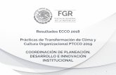 Resultados ECCO 2018 Prácticas de Transformación de Clima y Cultura Organizacional … · 2019-04-25 · ¿El encuestado es? / El resultado de la Encuesta de Cultura y Clima Organizacional