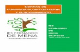 NORMAS DE CONVIVENCIA,ORGANIZACIÓN Y FUNCIONAMIENTOies-fernando-de-mena.centros.castillalamancha.es/... · Decreto 40/2015, de 15/06/2015, por el que se establece el currículo de