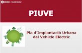 Pla d’ImplantacióUrbana del Vehicle Elèctric · No hi ha més Vehicles Elèctrics al carrer perquè l’ajuntament no posa PdR-Cada VE ha de tenir el seu PdR vinculat. - És el
