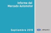 INFORME MERCADO AUTOMOTOR SEPTIEMBRE 2019 · 7 informe mercado automotor – septiembre 2019 ventas retail de livianos y medianos – acumulado a septiembre de cada aÑo 242.757 274.477