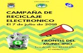 CAMPAÑA DE RECICLAJEmcuracautin.cl/imagenes_banner/reciclaje_electronico_2018.pdf · CAMPAÑA DE RECICLAJE ELECTRONICO El 7 de julio de 2018 en Frontis del Municipio ORGANIZAN Recibiremos