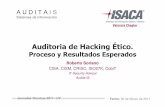 Auditoria de Hacking Ético....Jornadas Técnicas 2011 - UV 31/03/2011 2 / 34 Índice Brevemente se analizará un caso real de hacking ético, indicando el proceso seguido por nuestro