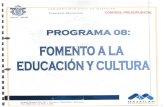 Portal de Transparencia del Gobierno Municipal de Mazatlán - 2016transparencia.mazatlan.gob.mx/descarga/PROGRAMA 08... · 2017-05-23 · 91 fortalecimiento a la educaciÓn publica