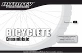 Ensamblaje BICYCLETE - Infinity Cycle Worksinfinitycycleworks.com/wp-content/uploads/...Determine con qué tipo de freno está equipada su bicicleta y consulte las instrucciones de