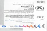 KMBT C224e-20150924101407€¦ · Este certificado é válido desde This certificate is valid from 03 de agosto de 2015 até 30 de janeiro de 2018, sujeito a auditorias de acompanhamento