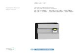 Altivar 61 - АДАРА ИНЖЕНЕРИНГ · 2017-05-31 · • Read and understand this manual before installing or operating the Altivar 61 drive. Installation, adjustment, repair