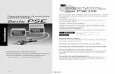 Serie PSE100 - content2.smcetech.comcontent2.smcetech.com/pdf/PSE520_ES.pdf · La entrada de reenganche externa permite poner en condición inicial el punto cero y cambiar los puntos