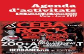 Agenda Cultural LPV Maig-Juny 2017 OK · Cultura) i Juanjo Ruiz (arqueòleg). 19 h – 19.35 h: «Realismo socialista y la función social del arte en ... Rasta, Unknown People, Young