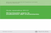 Guía operativa 2010 - Buenos Aires · combinación de los datos del patrón de crecimiento del National Center for Health Statistic (NCHS) de 1977 con los datos de la mues-tra transversal