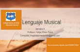 Lenguaje Musical - Colegio Aurora de Chile - Inicio · •Reforzar la lectura musical y secuencias rítmicas, por medio de videos y ejercicios. ... Las notas y los silencios se presentan