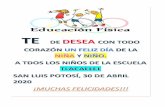 SECRETARIA DE EDUCACION DE GOBIERNO DEL ESTADO · 2020-04-29 · secretaria de educacion de gobierno del estado sistema educativo estatal regular escuela primaria oficial “tlacaelel”