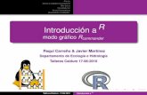 Introducción a R modo gráfico Rcommanderfobos.inf.um.es/R/intRoduccion/intRoduccion_I.pdf · modo gráﬁco R commander Paqui Carreño & Javier Martínez Departamento de Ecología