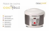 Robot de cocina - Newlux€¦ · disfrutar de su comida, de este modo podrá cocinar todas las recetas, horneados, asados, guisos, plancha, fritos, sofritos, al vapor, a fuego lento,
